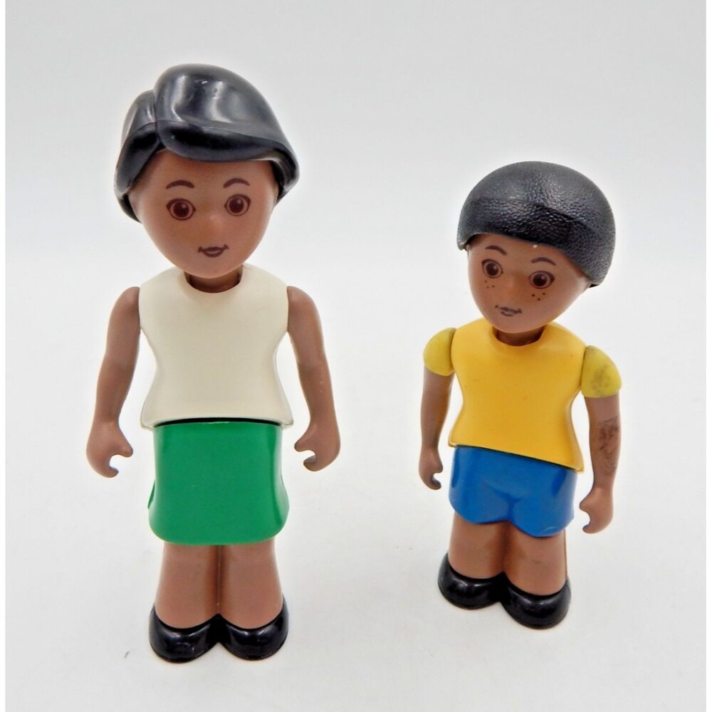 Little Tikes Dollhouse African American Mom Mother Boy Brother Son Figures